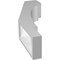 Ekena Millwork 3 1/2-in. W x 8-in. D x 20-in. H Merced Architectural Grade PVC Knee Brace BRCP035X08X20MRC - alternate 3
